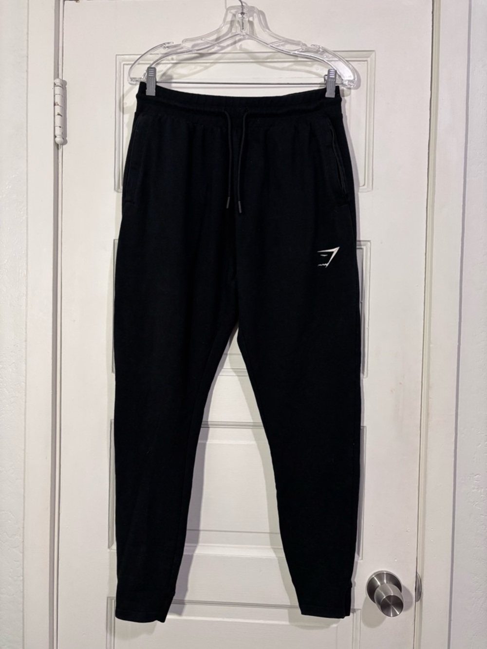 Gymshark Black Tapered Tech Joggers